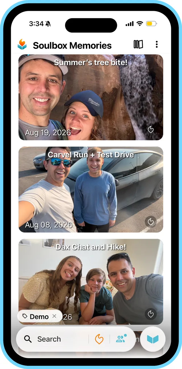 Your Soulbox memories, all in one place